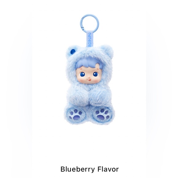 POP MART Accessories - Hacipupu Gummy Bear- Blueberry- authentic NIB